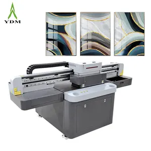 वॉल म्यूरल 9060 यूवी फ्लैटबेड प्रिंटर के लिए डिजिटल सिरेमिक टाइल्स प्रिंटर इंकजेट प्रिंटर
