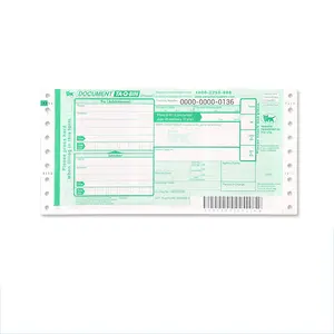 Tamaños personalizados papel autocopiativo papel de impresión de transferencia dhl waybill de impresión - Product Image 1