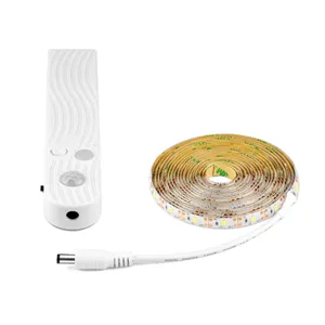 Batería AAA led sensor de movimiento de luz de tira impermeable USB LED tira de luz 5V Garland de cinta de TV de fondo