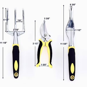 Complete Stainless Steel <b>Garden</b> Hand <b>Tools</b> <b>Tool</b> Kit Set with <b>Storage</b> Tote Bag Gloves Multifunctional <b>Tool</b> Sets - Product Image 5
