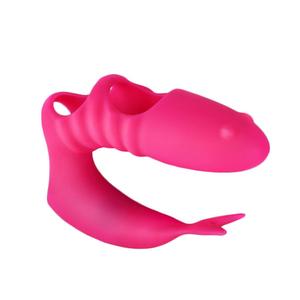 G Spot Finger-vibratore con potente testa testurizzata a vibrazione per massaggiatore clitoride in Silicone a stimolazione intensa per coppie di donne - Product Image 5