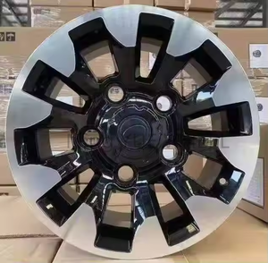 Mingyue 16X8J 18X8J PCD 5X165.1 Formación de flujo para 2001-2016 Land Rover Old <span class=keywords><strong>Defender</strong></span> Rueda de coche de pasajeros negro brillante - Product Image 3