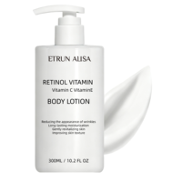 ETRUN Custom Vegan Body Lotion Retinol VC VE Centella Anti Kerut Pelembab Tubuh Lotion Hidrasi Tahan Lama Grosir