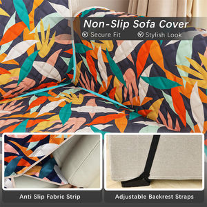 Nueva Funda de Sofá Elástica Impermeable de 3 Plazas con Diseño Floral, Antideslizante, Resistente a los Arañazos, Lavable, para Uso en Hoteles - Product Image 5