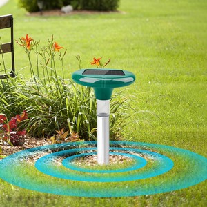 Ahuyentador de Topos Sónico Solar Verde en Stock con Carcasa Duradera de ABS Impermeable IPX4 para Campos de Golf y Resorts Profesionales - Product Image 4
