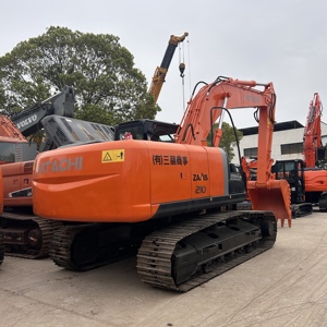 Pelleteuse Hitachi ZX210 d'occasion Japon 21 tonnes Poids opérationnel 3M Moteur Moteur Boîte de vitesses Pompe à engrenages Roulement PLC Prix bon marché à vendre - Product Image 5
