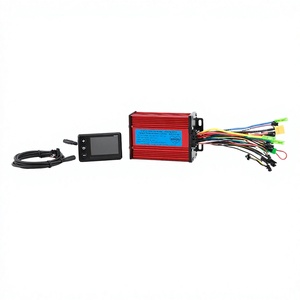 ชุดจอแสดงผล WXGN201 สีแดง 9 หลอด + ชุดควบคุม 9 หลอด, 36V/48V/60V/72V, 500W/600W สำหรับสกู๊ตเตอร์ไฟฟ้า L887 - Product Image 1