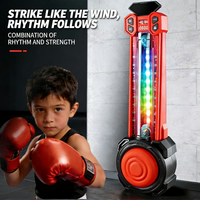 Cible de boxe musicale intelligente, entraîneur électronique, testeur de force, machine de jeu de boxe, jouet sportif d'intérieur pour enfants
