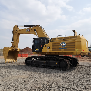 Excavatrice Caterpillar d'occasion en bon état, modèle 374, 70 tonnes, pour l'exploitation minière à grande échelle, force d'excavation de la benne de 405 kN, travaux de terrassement, 75 - Product Image 1