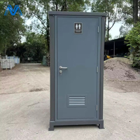 Toilettes portables de haute qualité, toilettes mobiles en acier pour l'extérieur, toilettes publiques durables avec douche