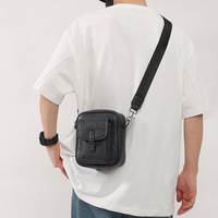 Tas Selempang Pria Kulit Kasual Grosir Langsung Pabrik, Tas Selempang Kecil Pria Desainer, Tas Messenger Pria