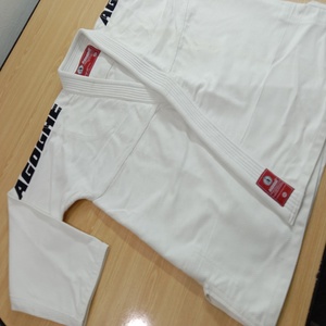All-Around Brésilien Jiu Jitsu Rash Guard Fight Shorts Enfants-Tailles Adultes avec Ceinture Blanche Adulte Arts Martiaux Uniforme - Product Image 6