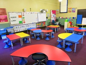 Brikley HPL Tops Trường Giáo viên bàn nhỏ gọn <span class=keywords><strong>Laminate</strong></span> nghiên cứu bảng Phenolic bàn ăn cho học sinh lớp đồ nội thất - Product Image 5