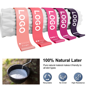 Pink Purple Latex Mini Loop Resistance <b>Bands</b> Colorful Glute <b>Bands</b> for Women Fitness <b>Workout</b> Exercise <b>Bands</b> Custom Logo - Product Image 3