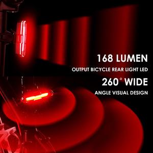 Luz trasera LED recargable por USB para Scooter MTB bicicleta luces delanteras LED piezas de repuesto de aluminio impermeables montaje en manillar - Product Image 5