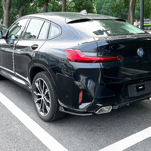 Bmw X4 G02 Lci M Sport 2022+ Rear Corner Deflector Piano Black Carbon Fiber Texture Abs Adhesive Installation - Product Image 2