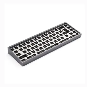 Oem Customized Precision Metal Anodizing Aluminum Keyboard Case Machining Parts CNC Milling Processing Services