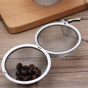 Infuseur à thé en acier inoxydable 304, boule à thé en maille de 45 mm avec chaîne, filtre à thé, accessoires pour café - Product Image 5