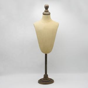 Vintage Necklace Mannequin Jewelry Bust Pendant Display Stand Vintage <strong>Art</strong> <strong>Old</strong> Fashion Design Jewelry Mannequin Stand - Product Image 1