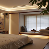 Ensemble complet de mobilier d'hôtel au design moderne, personnalisé par le fabricant de meubles pour hôtels et villas