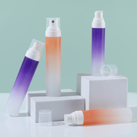 Bouteilles à pompe en plastique PP rechargeables de 30 ml et 50 ml, flacon pulvérisateur pour crème, emballage pour soins de la peau