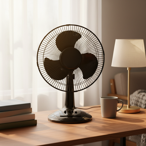 Ventilador de Mesa Portátil con Motor AC, Eficiente Energéticamente, Oscilante, con Viento Potente para Uso Doméstico y Hotelero - Product Image 3