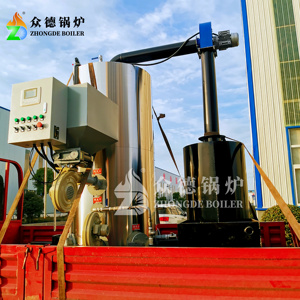 דוד תעשייתי יעיל, אוטומטי לחלוטין, אנכי, מבוסס ביומסה, מסור, גרגירי עץ, עם צינורות אש במחזור טבעי ויעילות גבוהה - Product Image 4