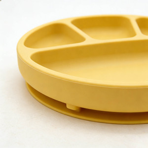 Plato de Silicona para Bebé, Libre de BPA, Apto para Microondas, Antideslizante, con Succión, para Niños de 1 a 6 Meses, Venta al Por Mayor Naike - Product Image 5