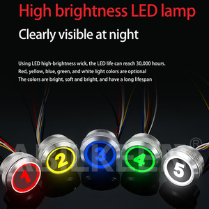 Hot bán New thang máy cử chỉ cuộc gọi thiết bị đầu cuối Non-Touch máy không có liên hệ với cảm ứng kim loại senson nút chuyển đổi cho thang máy - Product Image 3