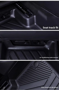 Alfombrillas de Coche de Lujo <span class=keywords><strong>Kia</strong></span>, Impermeables, de Cuero TPE, Estilo Deportivo, Juego Completo de 3 Piezas, Insonorizantes, para Chevrolet - Product Image 4
