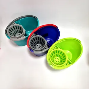 Kunststoff zubehör Reinigungs werkzeug Großhandel Boden reinigung Haushalt Wohnzimmer Badezimmer Squeeze Plastic Mop Bucket