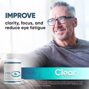 Complément alimentaire pour la santé des yeux et la vision, 60 capsules, formule à base d'extraits végétaux, OEM, étiquette privée - Product Image 2