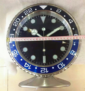 2023 sáng tạo bảng đồng hồ tay đồng hồ màu kính im lặng sang trọng lớn kim loại trang trí nhà hiện đại đồng hồ bàn reloj pared horloge - Product Image 6