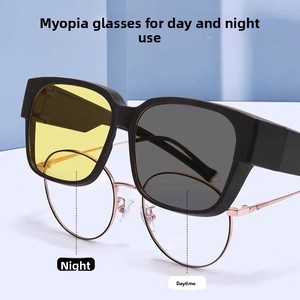 <span class=keywords><strong>Lunettes</strong></span> de soleil carrées <span class=keywords><strong>pour</strong></span> myopes, unisexes, photochromiques, UV400, anti-éblouissement, vision nocturne, <span class=keywords><strong>pour</strong></span> le cyclisme et <span class=keywords><strong>la</strong></span> conduite - Product Image 4