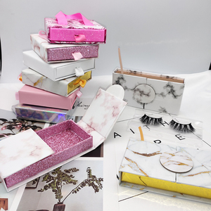 Nhà Máy Lông Mi Tùy Chỉnh Bao Bì Cuốn Sách Hộp Với Tweezer Và Keo - Product Image 3