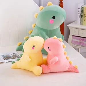 Cute <b>Soft</b> Plush Dinosaur <b>Stuffed</b> Animal Fat Dino Plushie <b>Toy</b> Birthday Gifts for Kids PP Cotton Filled - Product Image 1