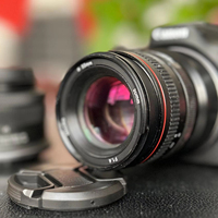 Lensa Prima Fokus Tetap 50mm F1.4 untuk Kamera Full Frame Apertur F2.0-F22 7 Bilah