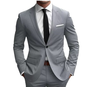 Blazer <span class=keywords><strong>de</strong></span> Hombre <span class=keywords><strong>de</strong></span> Alta Gama, <span class=keywords><strong>Color</strong></span> Sólido, Estilo Casual y <span class=keywords><strong>de</strong></span> Negocios, <span class=keywords><strong>para</strong></span> Novios y Bodas, Chaqueta <span class=keywords><strong>de</strong></span> Traje - Product Image 6
