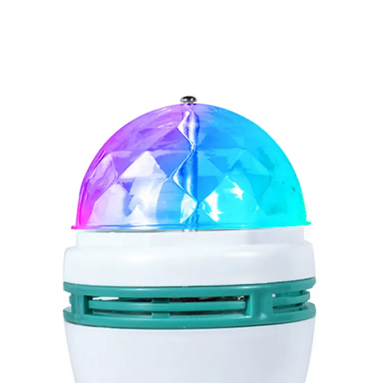 Auto PartyランプStage Lights 3W Full Color RGB Plastic Rotating Lamp LED Bulbs