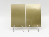 Hochwertige Gebürstete Silber-, Roségold- und Schwarze NFC 215 Chip Blanko NFC IC-Karten
