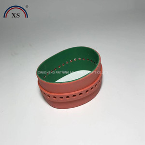 สายพานส่งกระดาษเครื่องพิมพ์ไฮเดลเบิร์ก Sm74 สีแดง แบบดูดและร่องแบน สำหรับอะไหล่เครื่องพิมพ์ออฟเซ็ต - Product Image 1