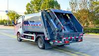 Camion compacteur sanitaire électrique Feidi à chargement arrière, 5,8 mètres cubes, batterie CATL 63,75 kWh, autonomie de 285 km
