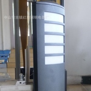 Lampes de jardin à abat-jour en bois, corps en alliage d'aluminium, IP65, éclairage LED semi-encastré - Product Image 4