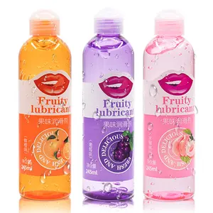 成人性用品商店性人体润滑剂水基润滑剂水果风味个人性润滑剂和润滑油