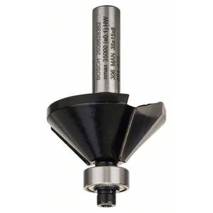 BOSCH - 2608628352 Fraise à biseau, 45 ° - EAN 3165140358132 FORETS FORETS À BOIS - Product Image 1