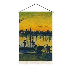 Tapisserie sur mesure <span class=keywords><strong>de</strong></span> style peinture à l'huile Van Gogh, couleur personnalisée, pour la décoration intérieure <span class=keywords><strong>de</strong></span> boutiques <span class=keywords><strong>de</strong></span> cadeaux - Product Image 3