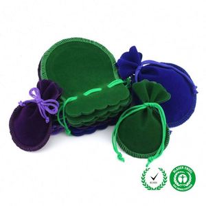 Pochette en velours à prix compétitif, sac cadeau avec logo, sacs cadeaux scintillants - Product Image 6