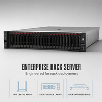 Server Rak Enterprise SR650 V4 V3 dengan Daya Redundan, CPU, RAM, dan HDD Khusus untuk SME, Cloud Database, dan Beban Kerja IT