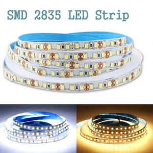 12V 24V 120leds/M <span class=keywords><strong>Strip</strong></span> Led fleksibel merah putih hijau biru Smd2835 5m pita lampu dapat dipotong Led pita lampu IP65 tahan air