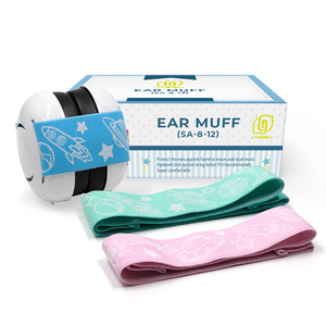 Protection antibruit pour enfants Protection des oreilles pour bébés Protège l'audition des nourrissons et des enfants avec <span class=keywords><strong>bandeau</strong></span> réglable - Product Image 2